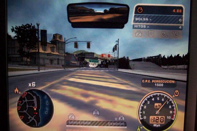 Need for Speed ​​Most Wanted oyunu.
