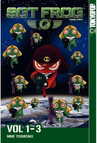 Sgt. Žába Volume 1-3 omnibus, Keroro Gunso od Mine Yoshizaki vydané nakladatelstvím TokyoPop