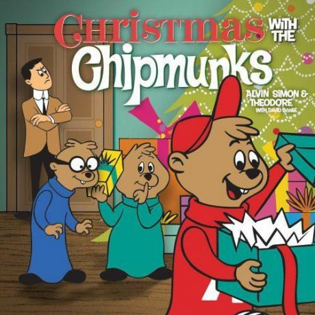 Božič z naslovnico albuma Chipmunks