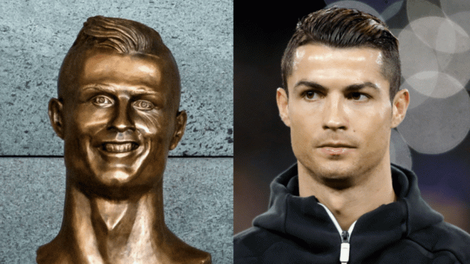 Estátua de Cristiano Ronaldo