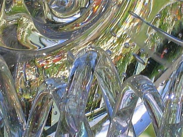 Idéias para pintura de arte abstrata: espiral de vidro por Donna Sheppard