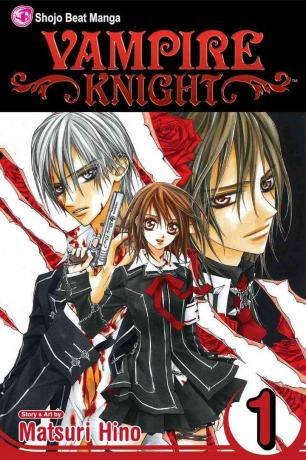 Vampire Knight Vol. 1 deksel.