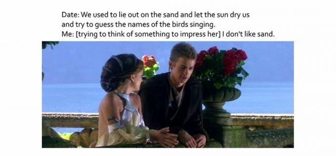 Ik hou niet van zand meme