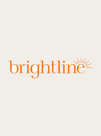 logotipo de línea brillante