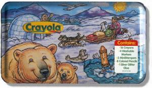 Indsamling af Crayola dåser og samleobjekter