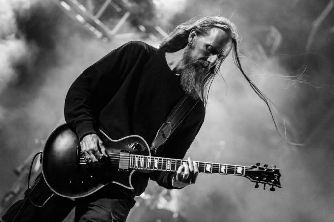 La banda noruega de black metal Emperor en Party. San Metal al aire libre 2018