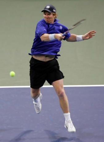 Jim Courier's Forehand Grip