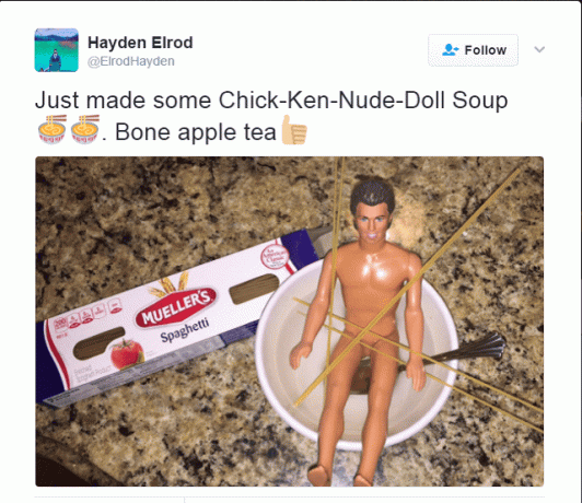 चिक-केन-नग्न-गुड़िया सूप