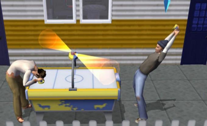 The Sims: Bustin' Out за екран на играта PlayStation 2.