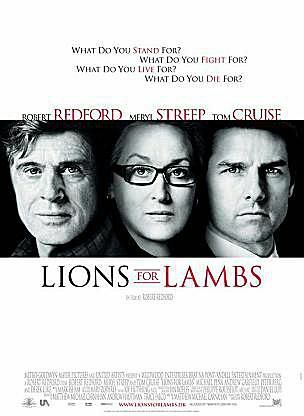 Teatriplakat filmile Lions for Lambs