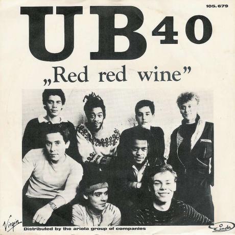 Червено червено вино UB40