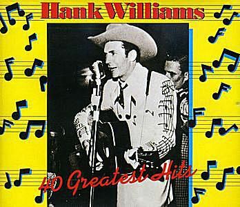 couverture de l'album des 40 plus grands succès de hank williams