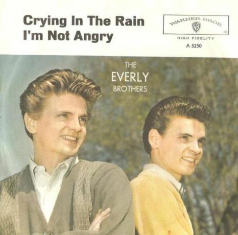Everly Brothers plângând în ploaie