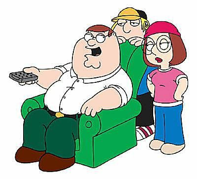 Peter najde TV kanal za Chrisa in Meg v " Family Guy".