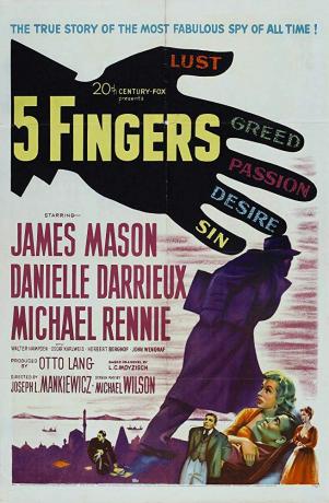 5 Fingers filmplakat