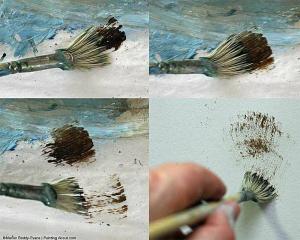 Sfaturi și tehnici pentru pictura cu pensula evantai