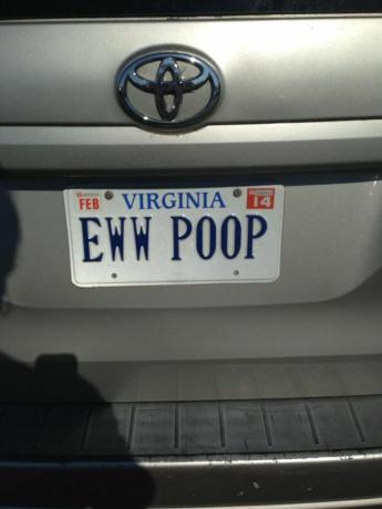 neues Poop-Kennzeichen