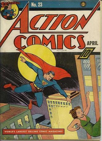 หน้าปกของการ์ตูนแอ็คชั่น #23 (1940)