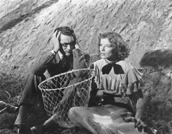 Cary Grant in Katharine Hepburn