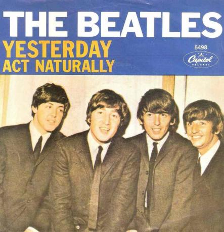 Beatles Yesterday omslag