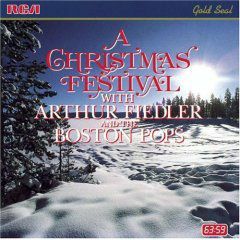 Božični festival Arthurja Fiedlerja in naslovnica Boston Pops