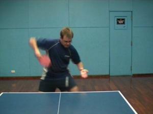 Тенис на маса: Завъртане отзад/странично завъртане