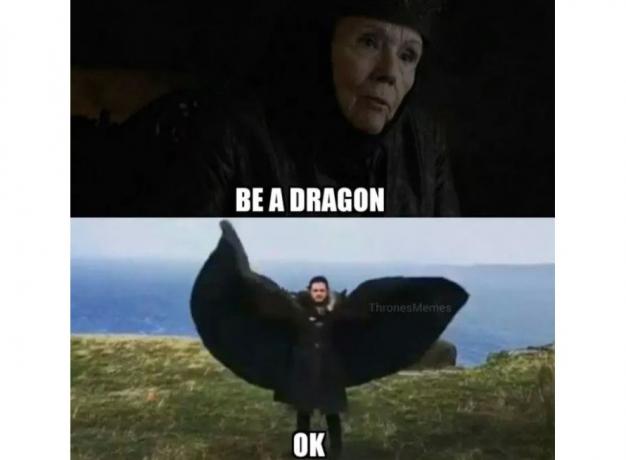 Sei ein Drachen-Meme