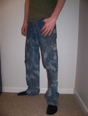 Blekta jeans