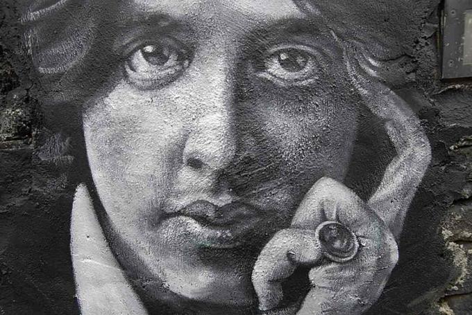 Oscar Wilde pintado retrato