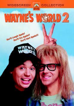 Waynes World 2 DVD vāka noformējums