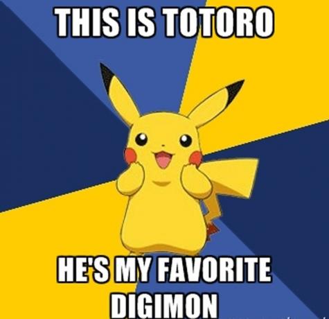 Ini adalah Totoro Digimon Meme