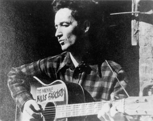 Woody Guthrie'nin fotoğrafı