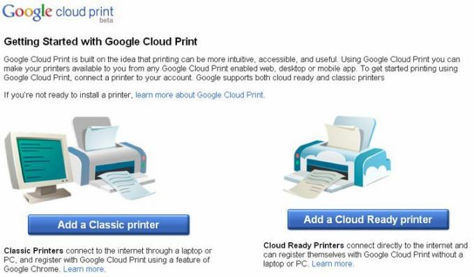 Google Cloudprinter