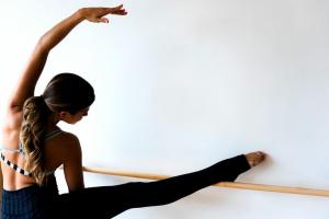 Balet Stretches on the Barre