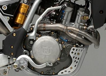 HusqvarnaTC510のエンジン。