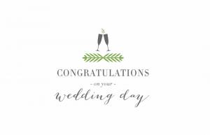 Tebrikler Dileyen 9 Ücretsiz, Yazdırılabilir Düğün Kartı