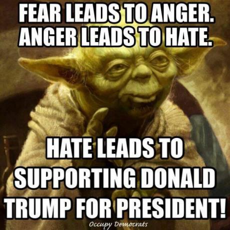 Yoda για τον Ντόναλντ Τραμπ