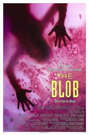 O pôster do filme Blob