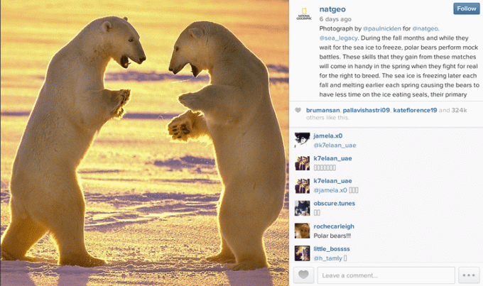 Nat Geo Instagram stavlja daleka mjesta na dlan vaše ruke.