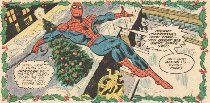 スパイダーマン爬虫類男性クリスマス