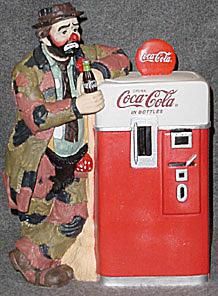 Emmett Kelly kozarec Coca-Cole