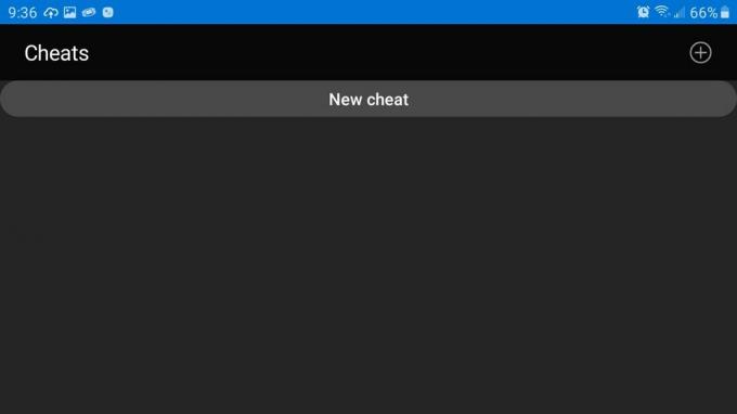 Новая кнопка Cheat в эмуляторе GBA