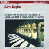Slika albuma za Salve Regina: gregorijanski koral - benediktinski menihi opatije Saint-Maurice in Saint-Maur
