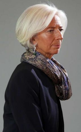 Управляващ директор на Международния валутен фонд (МВФ) Кристин Лагард на 13 май 2014 г.
