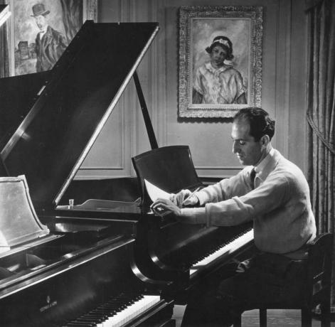 George Gershwin v práci