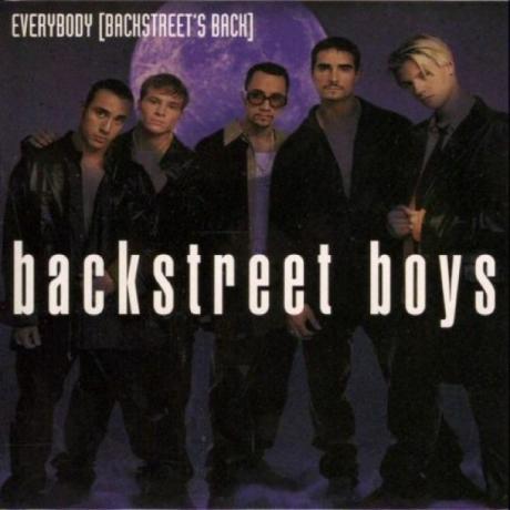 Обложка на албума за Backstreet Boys - " Backstreet's Back"