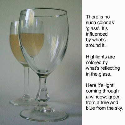 Un tutorial de imágenes de pintura de vidrio.