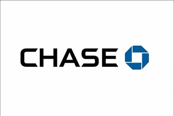 Logo banky Chase.