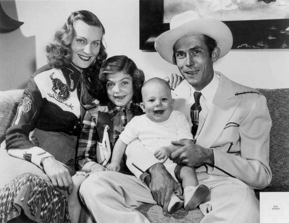 Hank Williams a jeho rodina