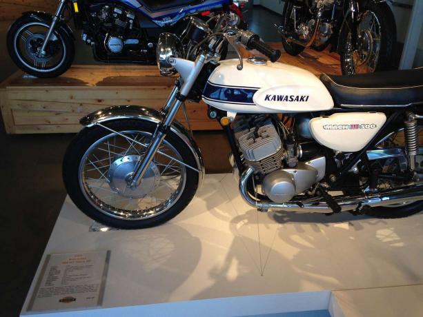 Kawasaki 111 500 Mach εκτίθεται στο μουσείο.